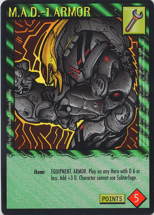 M.A.D.-1 Armor